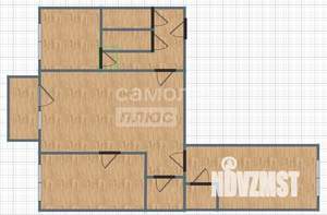 3-к квартира, вторичка, 62м2, 3/4 этаж