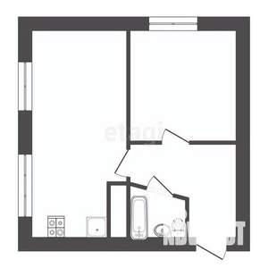1-к квартира, вторичка, 31м2, 2/5 этаж