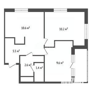 2-к квартира, вторичка, 41м2, 10/23 этаж
