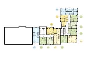 1-к квартира, строящийся дом, 47м2, 18/19 этаж