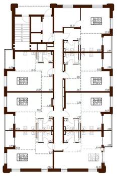1-к квартира, вторичка, 51м2, 9/19 этаж