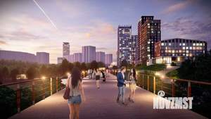 2-к квартира, строящийся дом, 70м2, 6/23 этаж