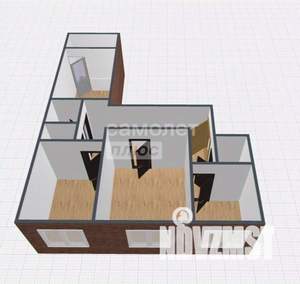 3-к квартира, вторичка, 65м2, 9/9 этаж
