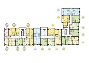 1-к квартира, вторичка, 45м2, 6/19 этаж