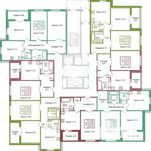 3-к квартира, вторичка, 79м2, 8/19 этаж
