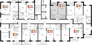 1-к квартира, вторичка, 39м2, 4/24 этаж