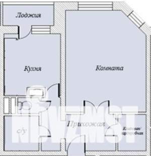 1-к квартира, вторичка, 42м2, 10/17 этаж