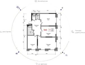 3-к квартира, вторичка, 89м2, 7/30 этаж