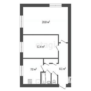2-к квартира, вторичка, 51м2, 5/5 этаж