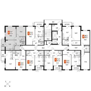 2-к квартира, вторичка, 55м2, 20/24 этаж