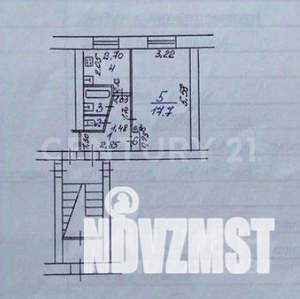 1-к квартира, вторичка, 33м2, 1/5 этаж