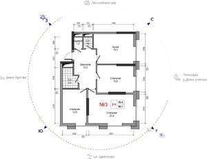3-к квартира, вторичка, 88м2, 4/30 этаж