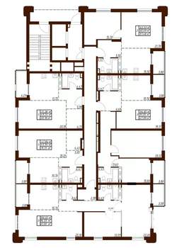 1-к квартира, вторичка, 51м2, 19/19 этаж
