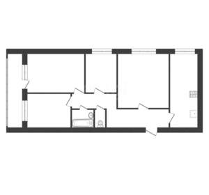 4-к квартира, вторичка, 74м2, 8/12 этаж