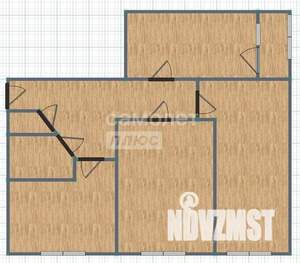 3-к квартира, вторичка, 57м2, 8/9 этаж
