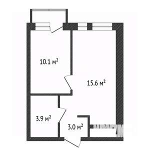 1-к квартира, сданный дом, 36м2, 7/11 этаж