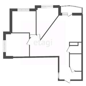 3-к квартира, вторичка, 89м2, 10/17 этаж