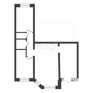 2-к квартира, вторичка, 73м2, 1/17 этаж