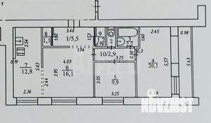 3-к квартира, вторичка, 73м2, 6/12 этаж