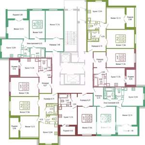 3-к квартира, вторичка, 79м2, 15/19 этаж