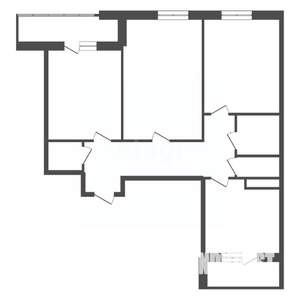 3-к квартира, вторичка, 85м2, 3/16 этаж