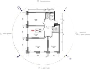 3-к квартира, вторичка, 89м2, 9/30 этаж