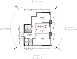 2-к квартира, вторичка, 59м2, 4/30 этаж