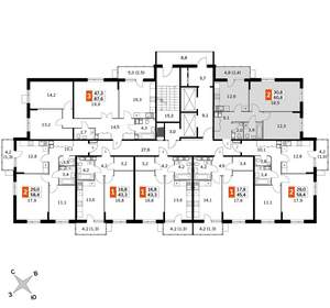 2-к квартира, вторичка, 61м2, 18/22 этаж