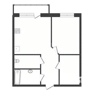 1-к квартира, вторичка, 43м2, 5/17 этаж