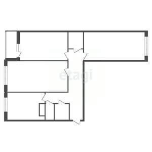 3-к квартира, вторичка, 102м2, 10/10 этаж