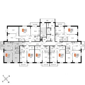 2-к квартира, вторичка, 58м2, 3/22 этаж