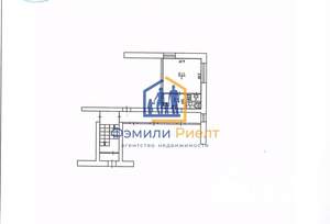 1-к квартира, вторичка, 24м2, 1/5 этаж