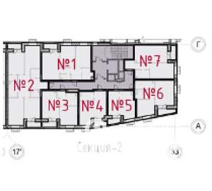 3-к квартира, строящийся дом, 97м2, 7/8 этаж
