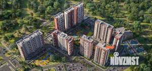 1-к квартира, вторичка, 54м2, 13/24 этаж