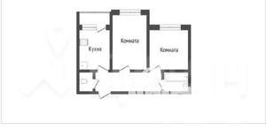 2-к квартира, вторичка, 65м2, 17/17 этаж