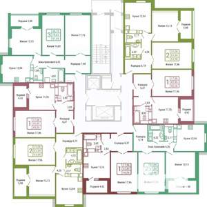 3-к квартира, вторичка, 79м2, 14/19 этаж