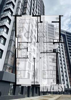 3-к квартира, вторичка, 84м2, 16/20 этаж