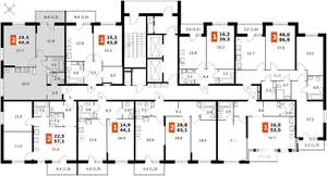 2-к квартира, вторичка, 60м2, 22/24 этаж