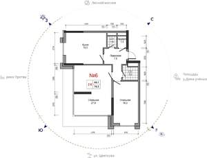 2-к квартира, вторичка, 76м2, 24/30 этаж