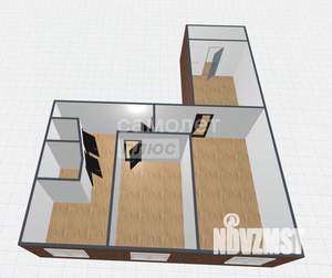 3-к квартира, вторичка, 59м2, 5/9 этаж