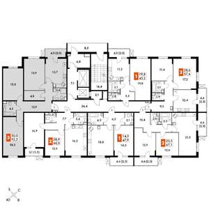 3-к квартира, вторичка, 92м2, 7/24 этаж