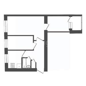 3-к квартира, вторичка, 57м2, 6/9 этаж