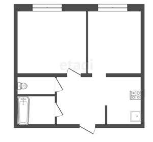 2-к квартира, вторичка, 39м2, 8/9 этаж