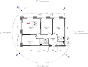3-к квартира, вторичка, 81м2, 7/30 этаж