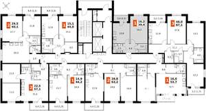 1-к квартира, вторичка, 39м2, 4/24 этаж